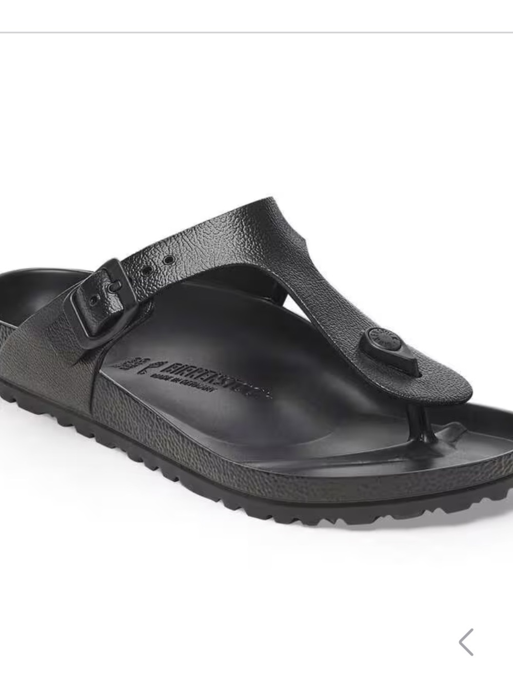 Birkenstock Black Gizeh EVA Thong Sandal